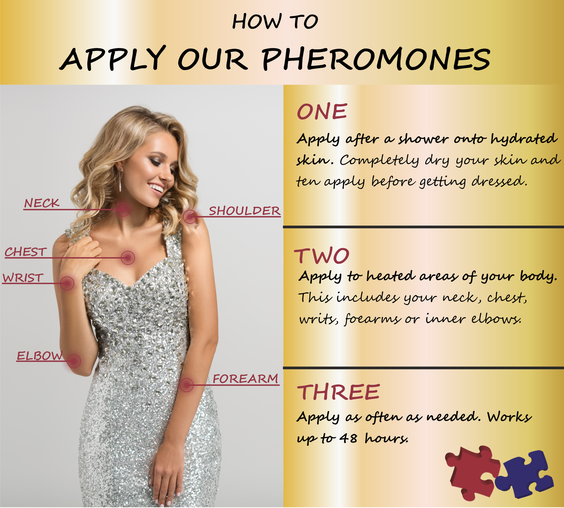 how to apply Pherolec Global Pheromones easy application pulse point application